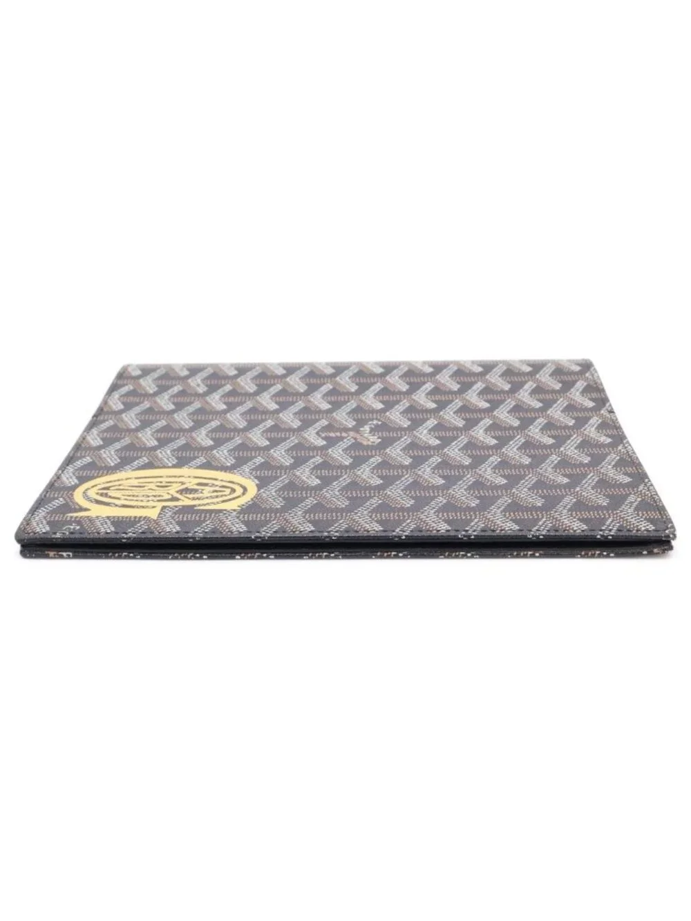 Goyard Castiglione Cover Herringbone Notebook Brown Agenda
